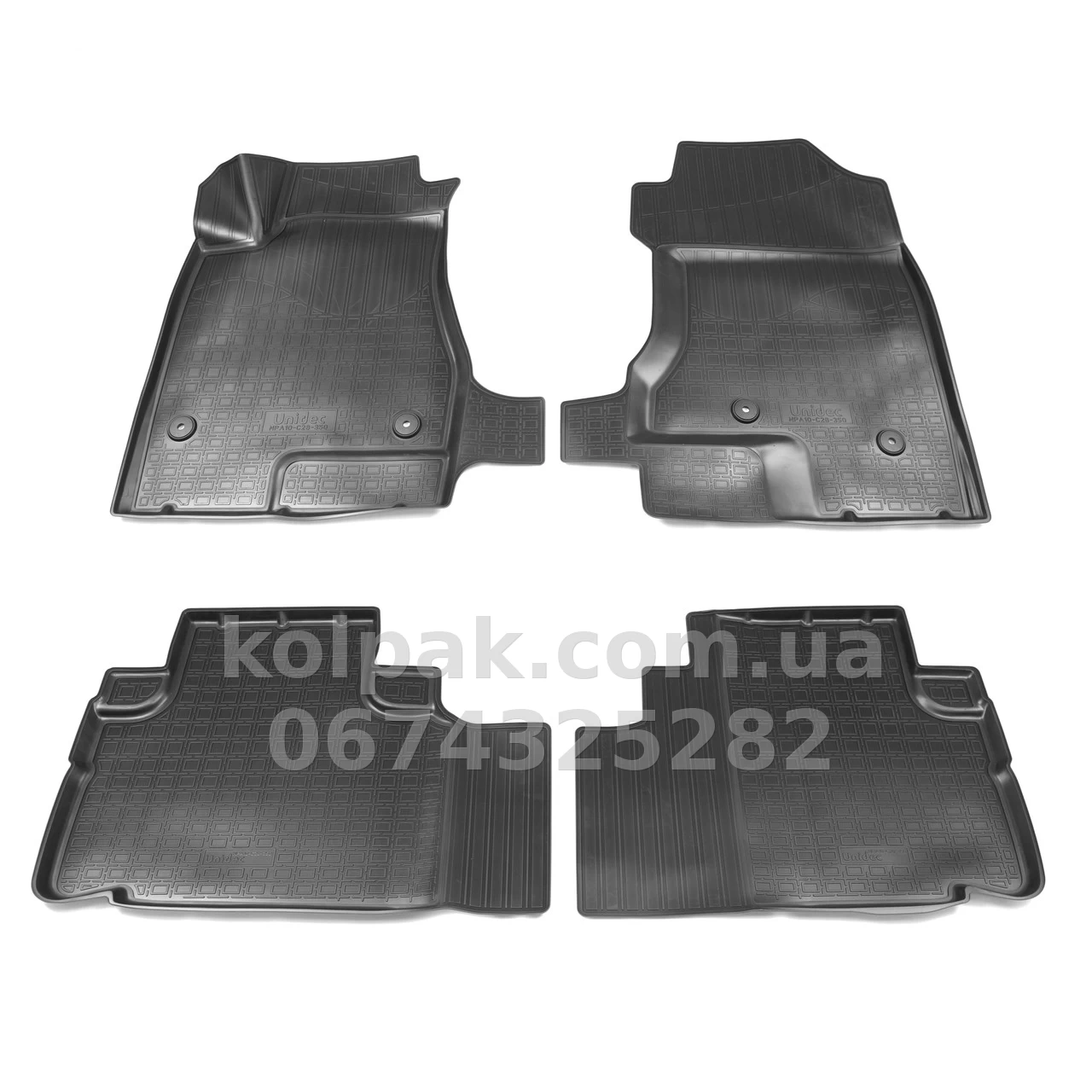 Floor mats for Haval H6 2014-, 3D, Norplast, NPA10-C28-350 Floor mats for Haval H6 2014-, 3D, Norplast, NPA10-C28-350 β photo 1
