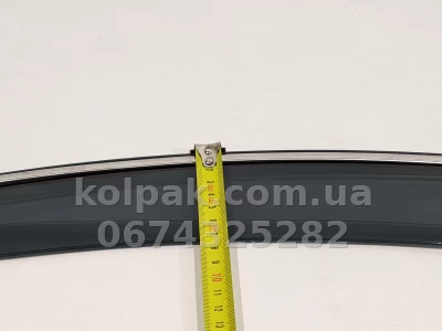Дефлектори вікон Toyota Camry 40 2006–2012 HAVOC — з хромованою смугою Дефлектори вікон Toyota Camry 40 2006–2012 HAVOC — з хромованою смугою — фото 7