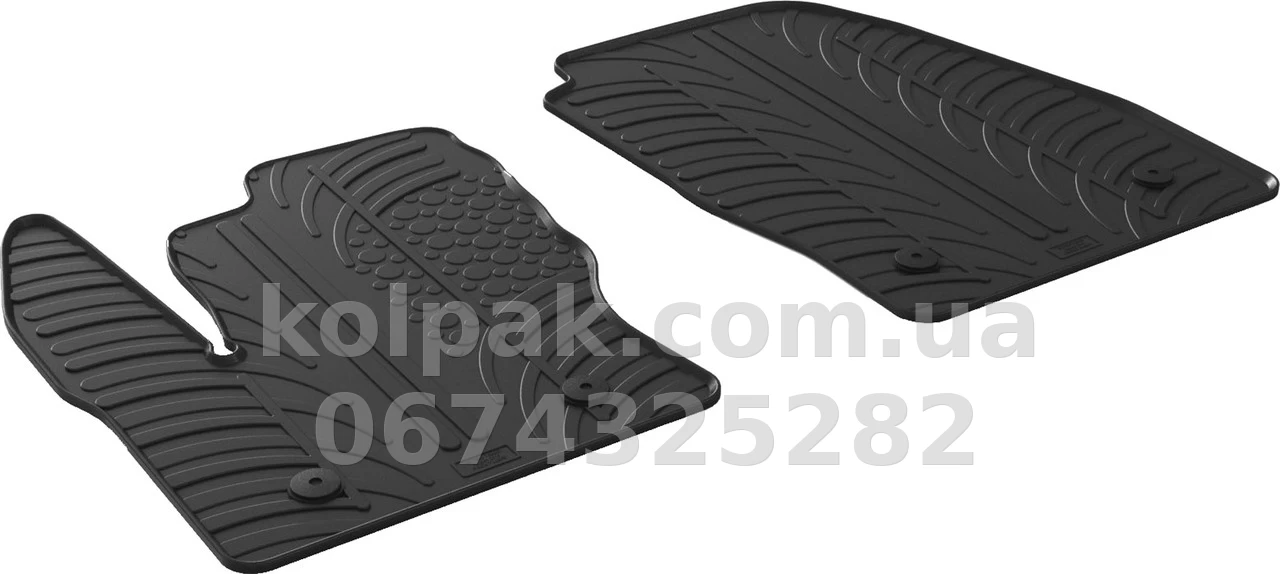 Floor mats for Ford Transit/Tourneo Connect 2016-2021, 1 row, GledRing, GR 0560 Floor mats for Ford Transit/Tourneo Connect 2016-2021, 1 row, GledRing, GR 0560 β photo 1