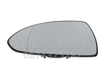 Лівий вкладиш дзеркала Opel Corsa D 2006-/Corsa E 2014-, асферичний, із підігрівом, AVTM, 1426551, 186471424