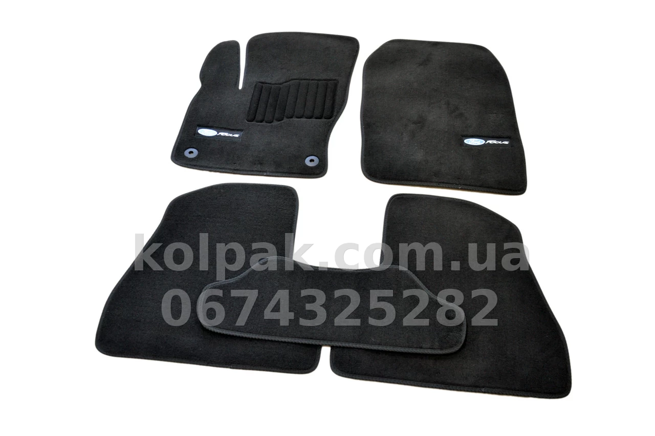 Carpet floor mats for Ford Focus 3 2011-, Premium, black, AVTM BLCLX1152 Carpet floor mats for Ford Focus 3 2011-, Premium, black, AVTM BLCLX1152 β photo 1