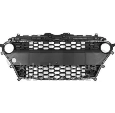 Решітка бампера Hyundai i10 2014-2017, середня, чорна, AVTM, 86569B9500, 183261913