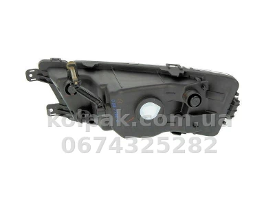 Right fog light Skoda Octavia A7 2012- black, Depo, 665-2013R-UE2 — photo 2
