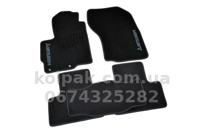 Ворсові килимки в салон Mitsubishi ASX 2010-, чорні, AVTM BLCCR1382 Ворсові килимки в салон Mitsubishi ASX 2010-, чорні, AVTM BLCCR1382