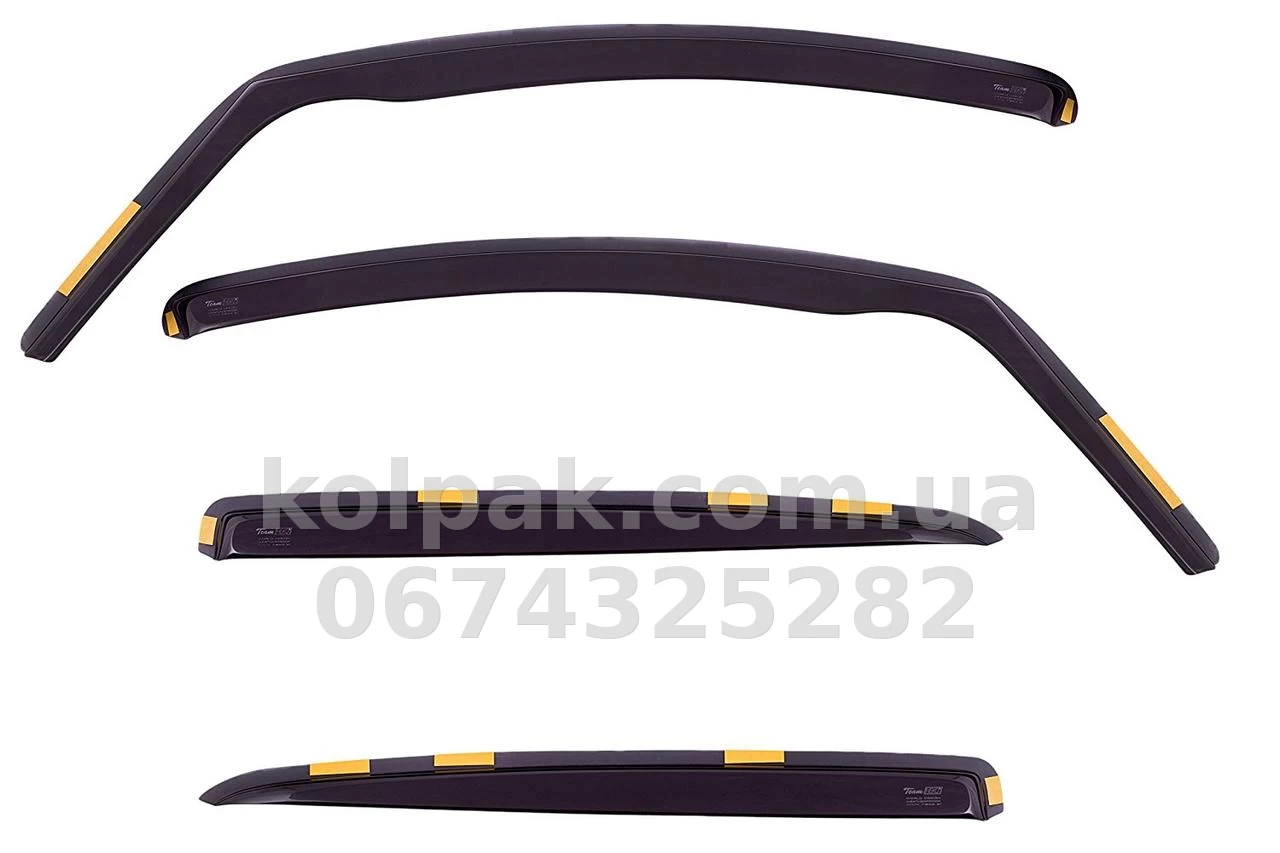 In-channel window wind deflectors for Peugeot 207 5D HB 2006- 4 pcs 26128 Heko In-channel window wind deflectors for Peugeot 207 5D HB 2006- 4 pcs 26128 Heko β photo 1