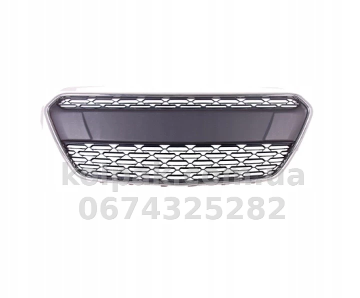 Решітка бампера Chevrolet Spark M400 2018-, середня, чорна, AVTM, 42352968, 181736910 Решітка бампера Chevrolet Spark M400 2018-, середня, чорна, AVTM, 42352968, 181736910 — фото 1