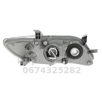 Front left headlight Toyota Camry 2006-2009, H7/HB3, with white indicator lens, electric adjustment, Depo, 212-11K9L-LD-EM — photo 2