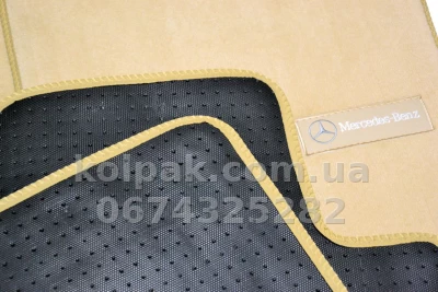 Ворсові килимки в салон Mercedes-Benz GL-Class W164/ML-Class W164 2006-2012, 5 місць, Premium, бежеві, AVTM BGLX1348 — фото 10