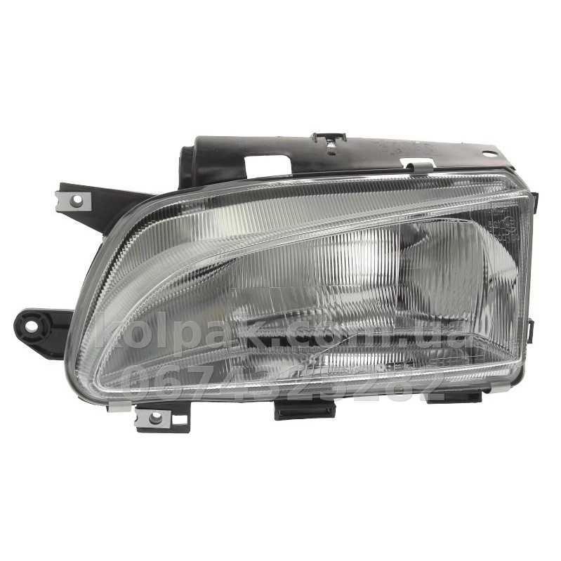 Передня ліва фара Peugeot Partner 1996-2002, H4/W5W, електричне/механічне регулювання, Depo, 550-1126L-LD-EM Передня ліва фара Peugeot Partner 1996-2002, H4/W5W, електричне/механічне регулювання, Depo, 550-1126L-LD-EM — фото 1