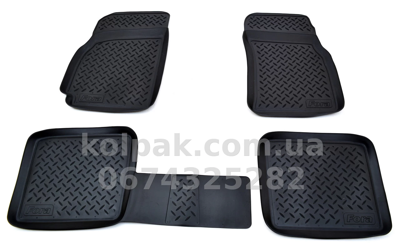 Polyurethane floor mats for Chery Fora 2006-, Norplast, NPL-Po-11-11 Polyurethane floor mats for Chery Fora 2006-, Norplast, NPL-Po-11-11 β photo 1