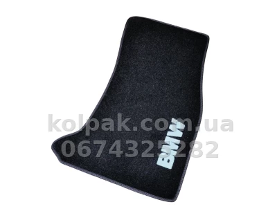 Ворсові килимки в салон BMW 5-Series E60 2003-2010, чорні, 5 шт., AVTM BLCCR1045 — фото 3