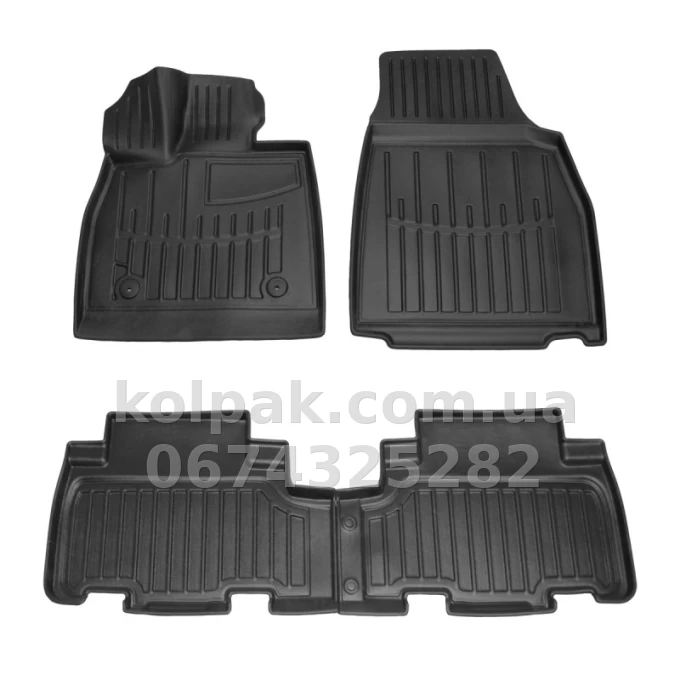 Polyurethane floor mats for BYD Tang 2021- 6 seats, with raised edges, 4 pcs Stingray 5068094 Polyurethane floor mats for BYD Tang 2021- 6 seats, with raised edges, 4 pcs Stingray 5068094 β photo 1