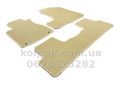 Килимки в салон Honda CR-V 2006-2012, EVA, бежеві 3 шт., AVTM BGEV1206 Килимки в салон Honda CR-V 2006-2012, EVA, бежеві 3 шт., AVTM BGEV1206