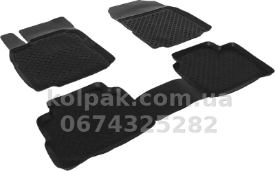 Поліуретанові килимки в салон Nissan Tiida 2007-, L.Locker, 205100101