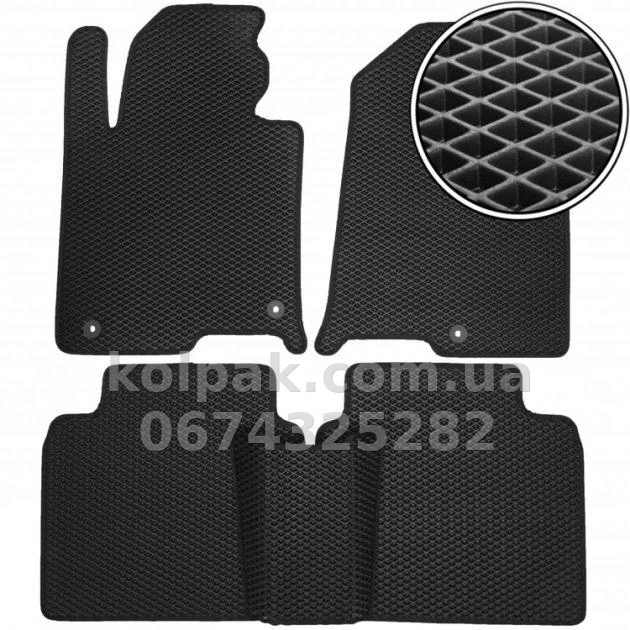 Килимки в салон Hyundai Sonata/Kia Optima 2016-/EVA-, чорні, 5 шт., AVTM BLCEV1939 Килимки в салон Hyundai Sonata/Kia Optima 2016-/EVA-, чорні, 5 шт., AVTM BLCEV1939 — фото 1