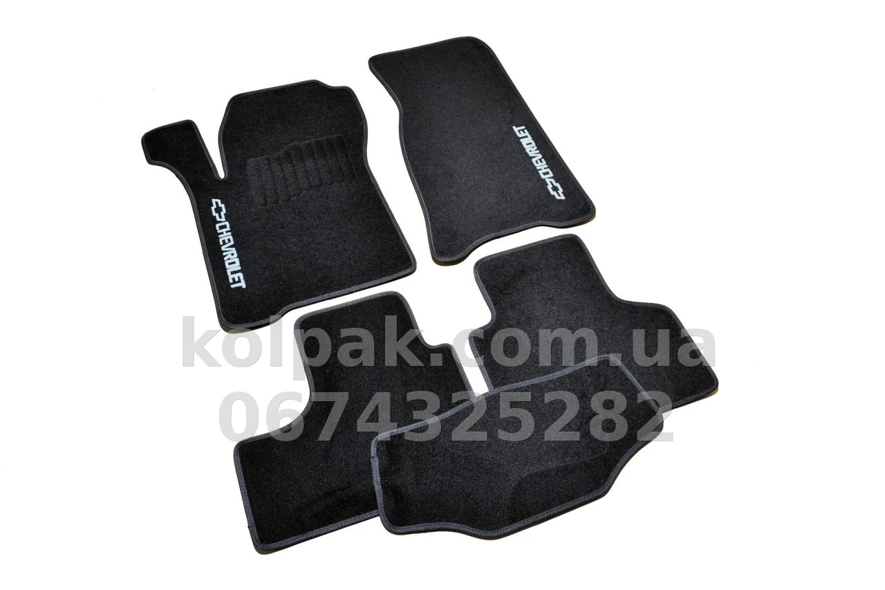 Carpet floor mats for Chevrolet Niva 2002-, black, 5 pcs, AVTM BLCCR1084 Carpet floor mats for Chevrolet Niva 2002-, black, 5 pcs, AVTM BLCCR1084 β photo 1