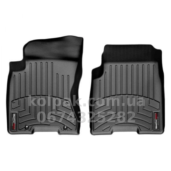 Килимки в салон Nissan Rogue 2007-2013, з бортиком, передні, чорні, Weathertech 441351 Килимки в салон Nissan Rogue 2007-2013, з бортиком, передні, чорні, Weathertech 441351 — фото 1