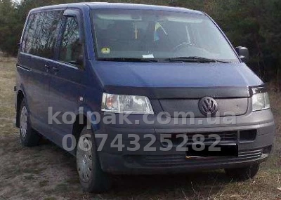 Зимова накладка Volkswagen T5 2003-2009 решітка, матова AVTM FLMT0107 Зимова накладка Volkswagen T5 2003-2009 решітка, матова AVTM FLMT0107 — фото 2