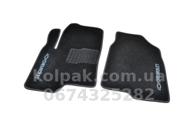Ворсові килимки в салон Chevrolet Captiva 2006-, чорні, AVTM BLCCR1078 — фото 3