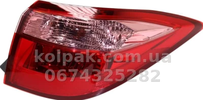 Задній правий ліхтар Toyota Corolla E17 2016-2019, USA, зовнішній (CE/L/LE), Depo, 312-19B8R-AS-PR Задній правий ліхтар Toyota Corolla E17 2016-2019, USA, зовнішній (CE/L/LE), Depo, 312-19B8R-AS-PR