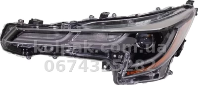 Передня ліва фара Toyota Corolla E21 2019- HB/SD, USA, механічне регулювання, без ламп (LED.W5W), Depo, 31211BDLAS2 Передня ліва фара Toyota Corolla E21 2019- HB/SD, USA, механічне регулювання, без ламп (LED.W5W), Depo, 31211BDLAS2