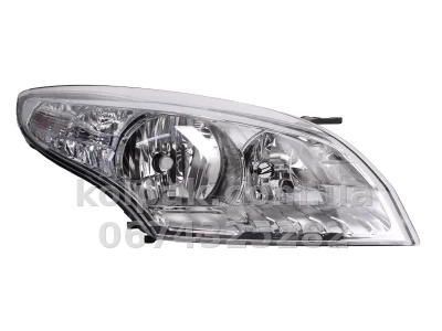 Передня права фара Renault Megane 3 2008-2013, H7/H1, із моторчиком, хромована рамка, Depo, 551-1178RMLDEM1 Передня права фара Renault Megane 3 2008-2013, H7/H1, із моторчиком, хромована рамка, Depo, 551-1178RMLDEM1