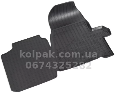 Polyurethane floor mats for Ford Transit Tourneo Custom 2013-, short wheelbase, front, Norplast, NPA01-C22-750 Polyurethane floor mats for Ford Transit Tourneo Custom 2013-, short wheelbase, front, Norplast, NPA01-C22-750 β photo 3