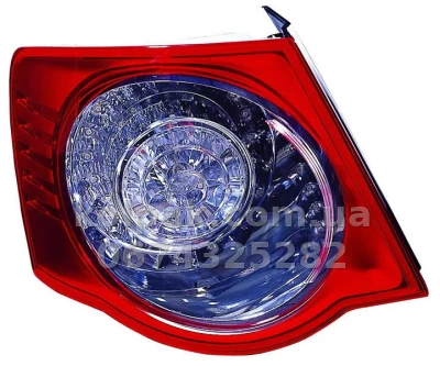 Задній лівий ліхтар Volkswagen Jetta 2005-2011, зовнішній LED, Depo, 441-1985L-AE