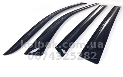 Window wind deflectors for Nissan Qashqai+2 2008- AVTM AMN11108 — photo 3