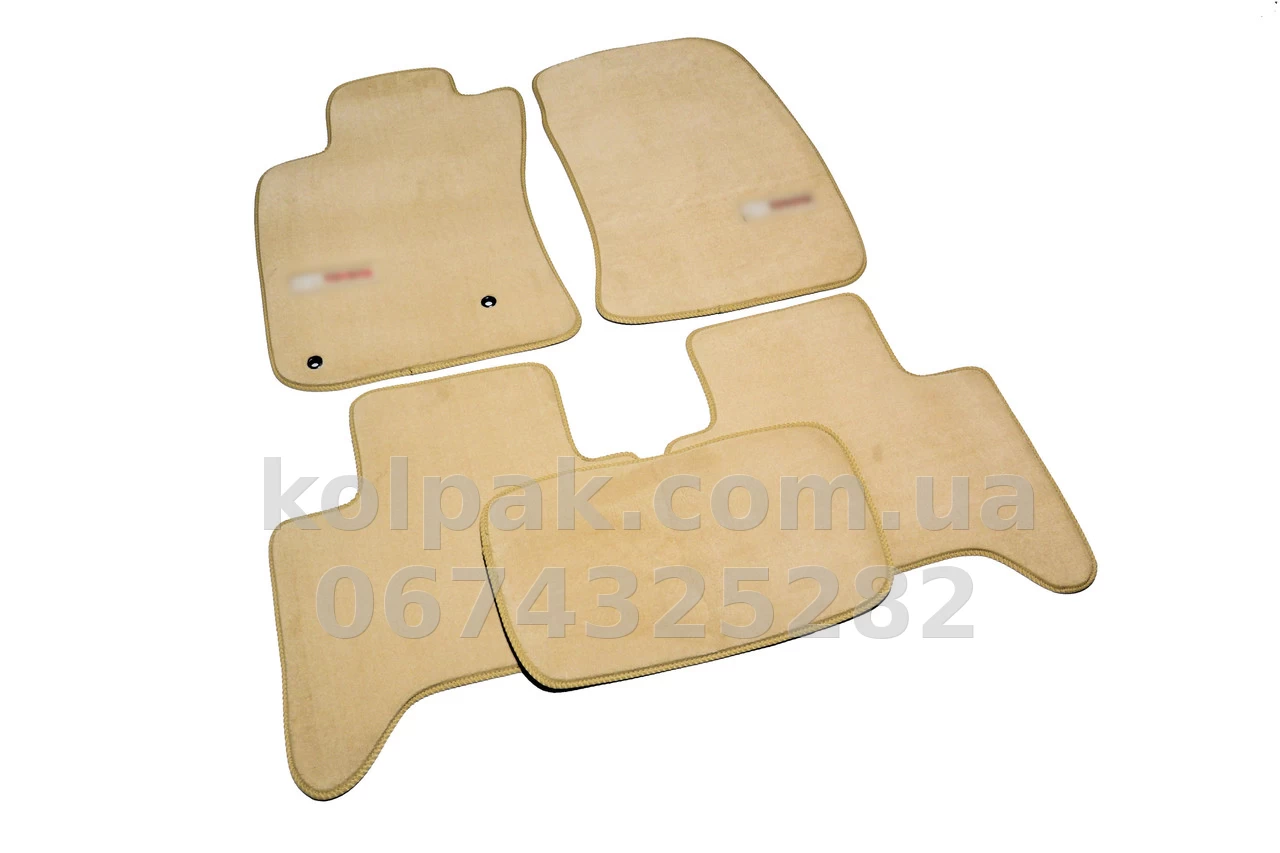 Carpet floor mats for Toyota Land Cruiser Prado 120 2003-2009, Premium, beige, AVTM BGLX1636 Carpet floor mats for Toyota Land Cruiser Prado 120 2003-2009, Premium, beige, AVTM BGLX1636 β photo 1
