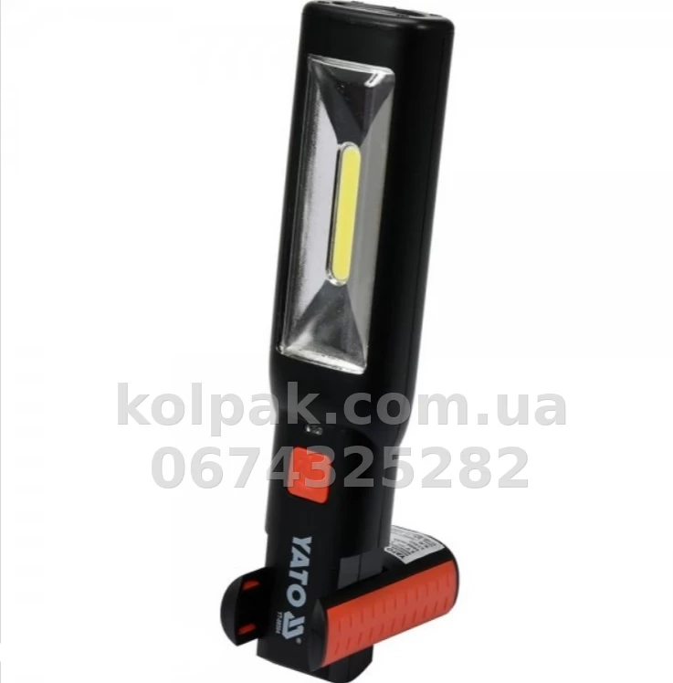 Akumulatorowa lampa robocza LED (2 magnesy, 2 haki, 3 h pracy, wymiary 280X55X34 mm) Yato YT-08504 Akumulatorowa lampa robocza LED (2 magnesy, 2 haki, 3 h pracy, wymiary 280X55X34 mm) Yato YT-08504 — zdjęcie 1