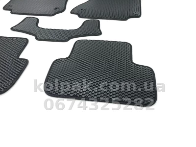 Килимки в салон Audi A4 В8/A5 Sportback 2008-2015, EVA, чорні, 5 шт., AVTM BLCEV1017 — фото 2
