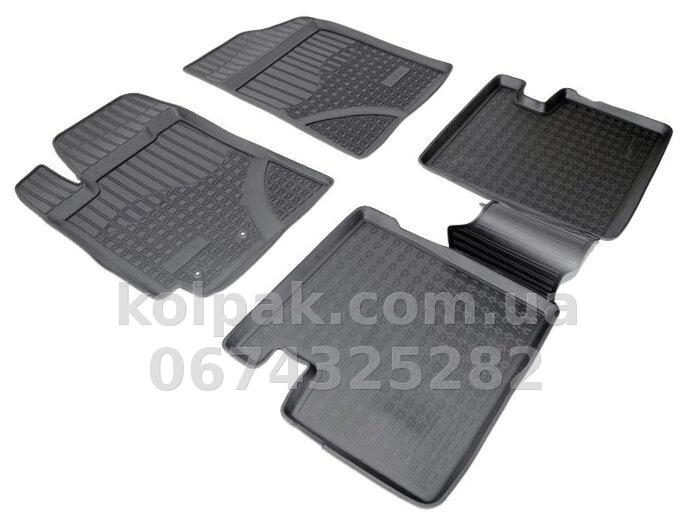 Polyurethane floor mats for Geely Emgrand 2009-2018, Norplast, NPA11-C24-080 Polyurethane floor mats for Geely Emgrand 2009-2018, Norplast, NPA11-C24-080 β photo 1