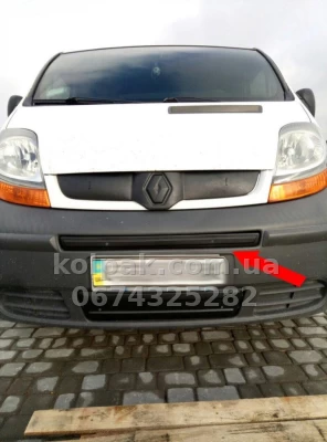 Зимова накладка Renault Trafic 2006-2015 середня, глянець AVTM FLGL013267 Зимова накладка Renault Trafic 2006-2015 середня, глянець AVTM FLGL013267