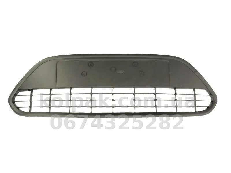 Решітка бампера Ford Focus 2008-2010, середня, із чорною рамкою, AVTM, 1496438, 2809 991 Решітка бампера Ford Focus 2008-2010, середня, із чорною рамкою, AVTM, 1496438, 2809 991 — фото 1