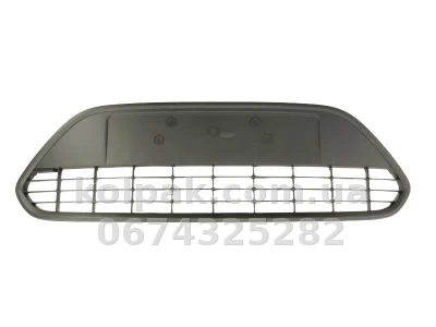 Решітка бампера Ford Focus 2008-2010, середня, із чорною рамкою, AVTM, 1496438, 2809 991 Решітка бампера Ford Focus 2008-2010, середня, із чорною рамкою, AVTM, 1496438, 2809 991