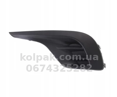 Права решітка бампера Toyota Highlander 2010-2013, без отвору для протитуманної фари, AVTM, 8,1481E+75, 187060914