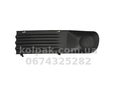 Ліва решітка бампера Volkswagen T5 2003-2009, без отвору для протитуманної фари, AVTM, 7H0807489C7G9, 7405 995