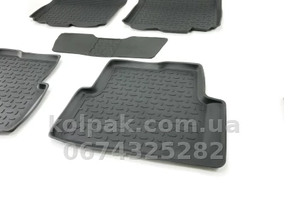Floor mats for Chevrolet Aveo/Cobalt 2011-2015/Ravon R4 2016-, Rubber, 5 pcs, Seintex, 82910 — photo 6