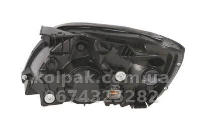 Front right headlight Kia Rio 2 2005-2010, H4, with white indicator lens, manual adjustment, Depo, 223-1123R-LD-E Front right headlight Kia Rio 2 2005-2010, H4, with white indicator lens, manual adjustment, Depo, 223-1123R-LD-E β photo 2