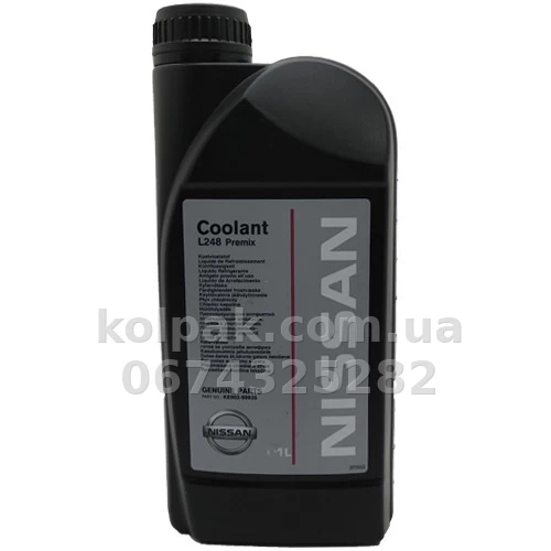 Płyn niezamarzający Nissan L248 PREMIX, G11, zielony, 1 L Nissan KE90299935 Płyn niezamarzający Nissan L248 PREMIX, G11, zielony, 1 L Nissan KE90299935 — zdjęcie 1