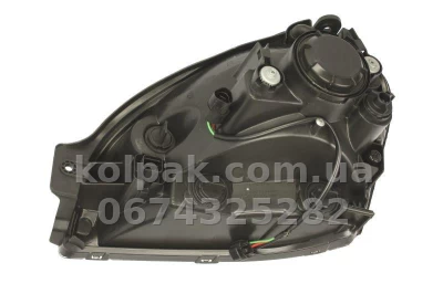 Front right headlight Hyundai Tucson 2004-2014, H4, electric adjustment, with black surround, Depo, 221-1134R-LDEM2 — photo 2