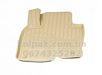 Polyurethane floor mats for Mazda CX-5 2017-, beige, Norplast, NPA11-C55-683-B — photo 2