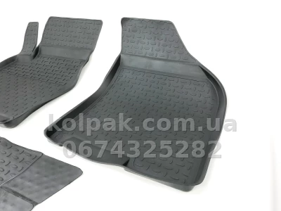 Floor mats for Chevrolet Lacetti 2004-2013/Ravon Gentra 2015-, Rubber, 5 pcs, Seintex, 00978 — photo 4