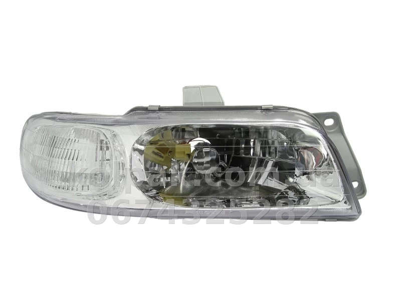 Front right headlight Daewoo Nubira 1997-1999, H4, manual adjustment, Depo, 222-1105R-LD-EM Front right headlight Daewoo Nubira 1997-1999, H4, manual adjustment, Depo, 222-1105R-LD-EM β photo 1