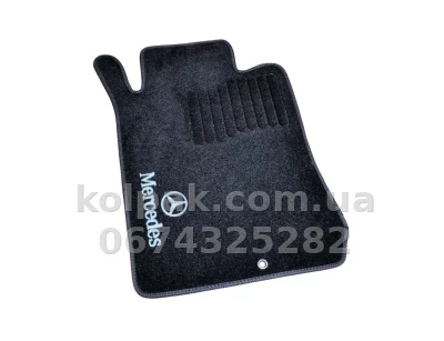 Ворсові килимки в салон Mercedes-Benz E-Class W210 1995-2002, задній привід, чорні, 5 шт., AVTM BLCCR1341 Ворсові килимки в салон Mercedes-Benz E-Class W210 1995-2002, задній привід, чорні, 5 шт., AVTM BLCCR1341 — фото 3