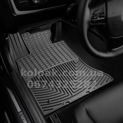 Floor mats for BMW 5-Series F10 2010-, front, black, Weathertech W204 Floor mats for BMW 5-Series F10 2010-, front, black, Weathertech W204 β photo 2