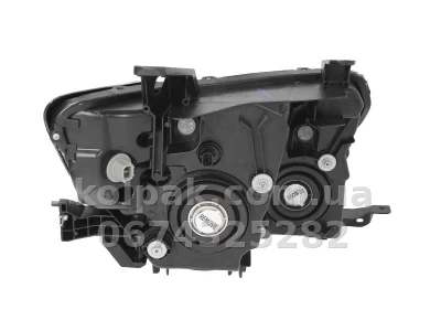 Передня ліва фара Mitsubishi Pajero 4 2007-2009, H9, електричне регулювання, Depo, 214-1186L-LD-EM — фото 2