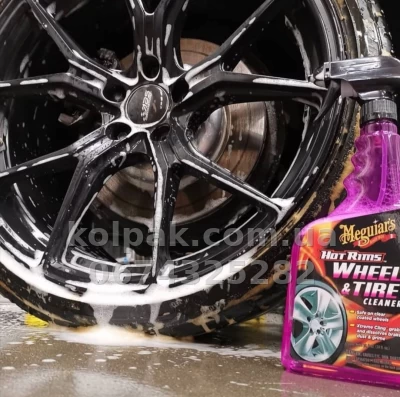 Cleaner for rims and tyres Meguiars Hot Rims All Wheel & Tire Cleaner 709 ml Meguiars G9524 Cleaner for rims and tyres Meguiars Hot Rims All Wheel & Tire Cleaner 709 ml Meguiars G9524 β photo 5
