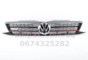 Original radiator grille Volkswagen Jetta 2015-2018, GLI, 5C6853651P CEE Original radiator grille Volkswagen Jetta 2015-2018, GLI, 5C6853651P CEE β photo 1